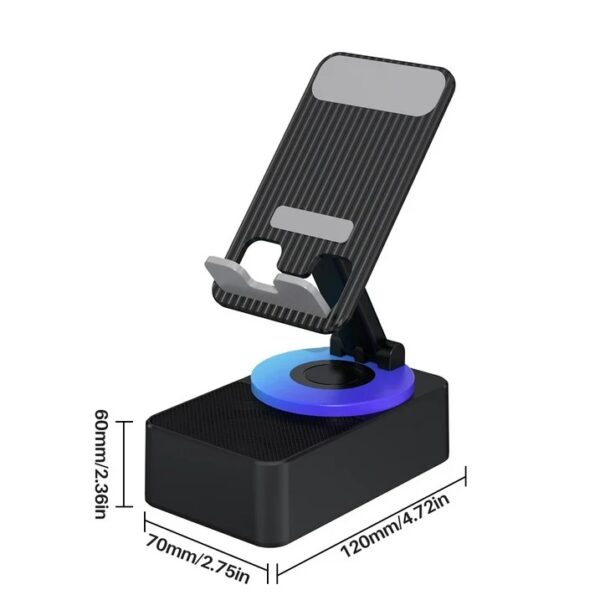 WYS-2301BT Premium Phone Stand with Wireless Speaker-স্পিকার-পাওয়ার ব্যাংক-লাইট-Phoneস্টান্ড একসাথে